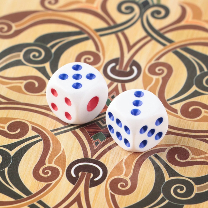 Нарды деревянные большие, настольная игра Нарды деревянные большие, настольная игра "Змея с Черепом", 40 х 40 см, с шашками