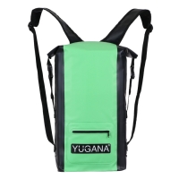 Герморюкзак YUGANA, ПВХ, водонепроницаемый 15 литров, зеленый Герморюкзак YUGANA, ПВХ, водонепроницаемый 15 литров, зеленый