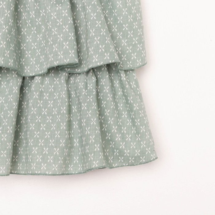 Топ для девочки MINAKU: Cotton Collection цвет оливковый, рост 122