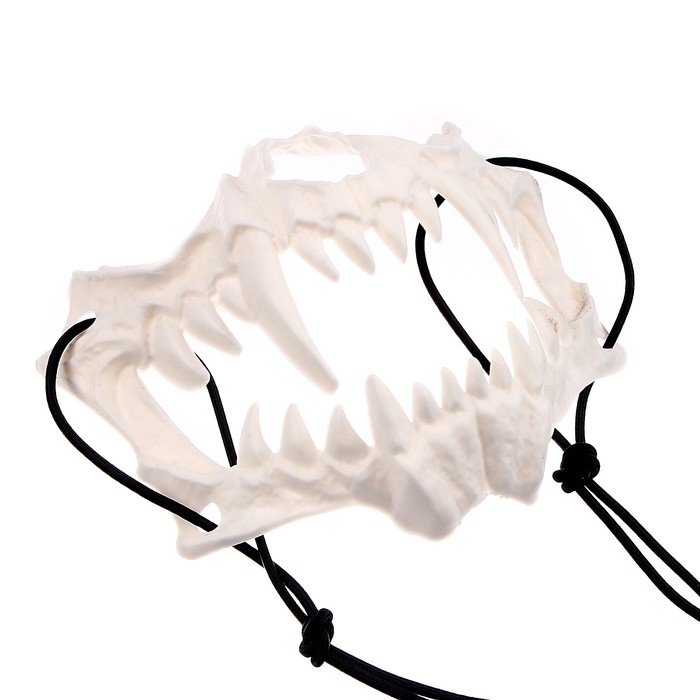 Маска «Челюсть» цвет белый Маска «Челюсть» цвет белый