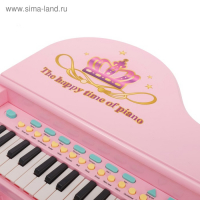 Пианино «Розовая мечта» с микрофоном и стульчиком, световые и звуковые эффекты Пианино «Розовая мечта» с микрофоном и стульчиком, световые и звуковые эффекты