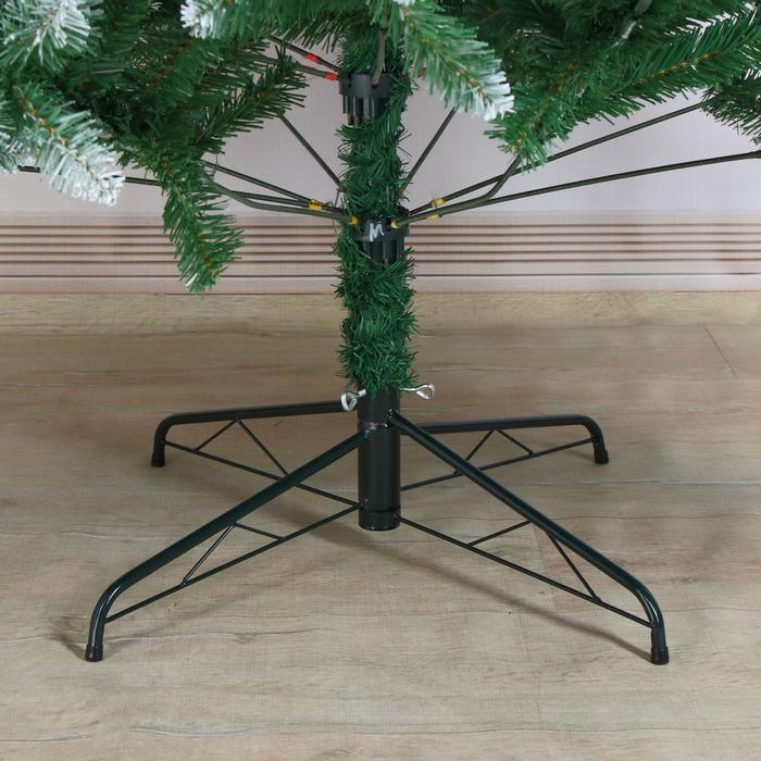 Ёлка "Иней с ягодами" металл подставка, 270 см d нижнего яруса 135 см 1850 веток