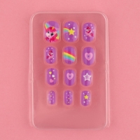 Детские накладные ногти &laquo;Единорожка&raquo;, 12 шт