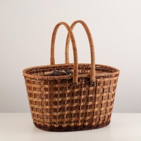 Корзина плетеная "Пикник", без крышки, 40х29х24/43 см Корзина плетеная "Пикник", без крышки, 40х29х24/43 см