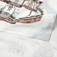 Дорожка Этель "Зимняя деревня" 40х149 см, 100% хл, саржа 190 г/м2