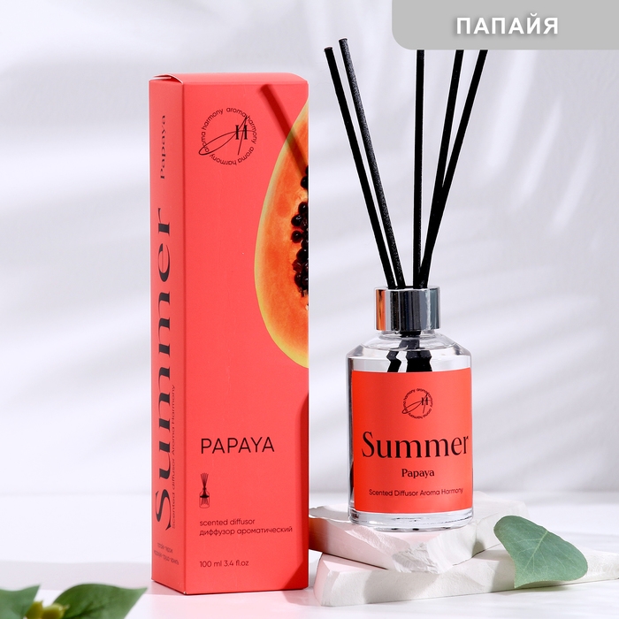 Диффузор ароматический,  "Papaya", папайя, 100 мл