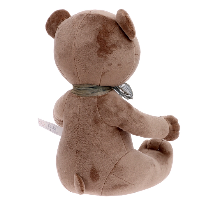 Мягкая игрушка &laquo;Медведь Эдди с бантом&raquo;, цвет бежево-серый, 30 см