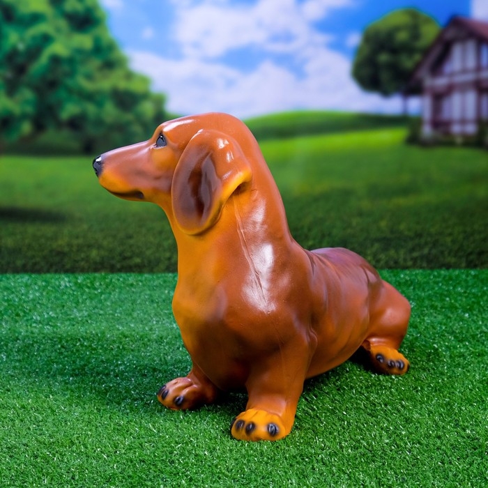 Садовая фигура Садовая фигура "Собачка Такса" 25х32см