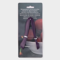 Удалитель косточек Доляна &laquo;Ловкач&raquo;, цвет фиолетовый