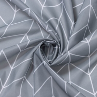 Штора для ванной SAVANNA, 180&times;180 см, цвет серый