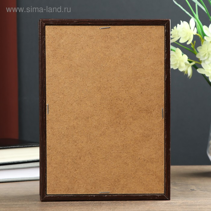 Ключница "Home черный-золото" венге 15х21 см