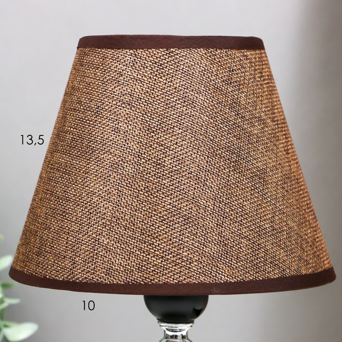 Лампа настольная "Инканто" 1х40Вт Е27 коричневый 18х18х27 см RISALUX