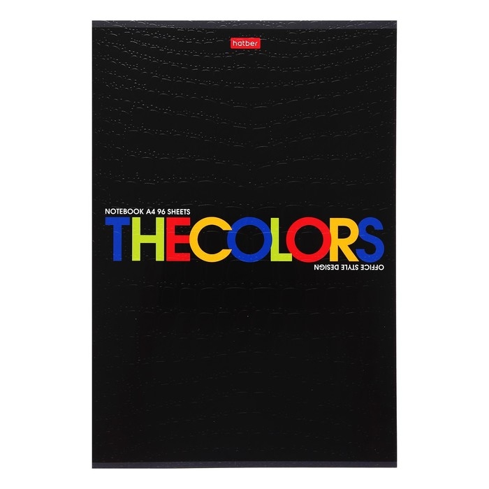 Тетрадь А4, 96 листов в клетку THEBOOK, обложка мелованный картон, тиснение CROCO, блок офсет, МИКС Тетрадь А4, 96 листов в клетку THEBOOK, обложка мелованный картон, тиснение CROCO, блок офсет, МИКС