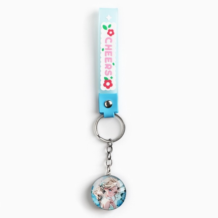 Брелок для ключей детский аниме «Девушка в цветах», 3.5 х 14 см Брелок для ключей детский аниме «Девушка в цветах», 3.5 х 14 см