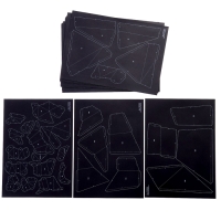 Полигональный конструктор &laquo;Черная кобра&raquo;, 155 деталей