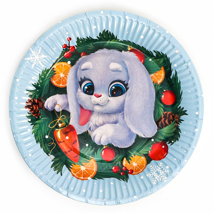 Новогодний Набор бумажной посуды одноразовый Игристого праздника!&raquo;, на новый год