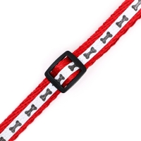 Ошейник светоотражающий с лапками 30 х 1 см, капрон, микс цветов Ошейник светоотражающий с лапками 30 х 1 см, капрон, микс цветов