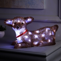 Светодиодная фигура «Оленёнок» 22 × 40 × 17 см, акрил, 40 LED, 220 В, свечение белое Светодиодная фигура «Оленёнок» 22 × 40 × 17 см, акрил, 40 LED, 220 В, свечение белое
