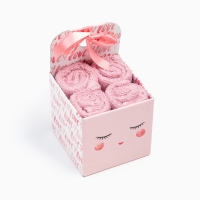 Набор махровых салфеток "Love" 30х30 см-4шт, хлопок, 340 г/м2 Набор махровых салфеток "Love" 30х30 см-4шт, хлопок, 340 г/м2