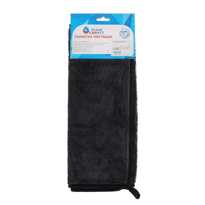 Тряпка для мытья авто, Grand Caratt, микрофибра, 600 г/м&sup2;, 60&times;40 cм