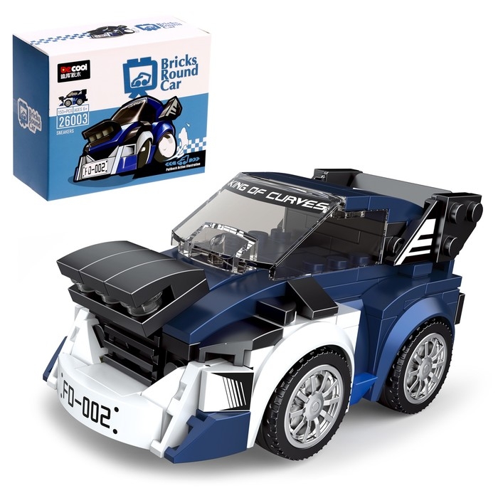 Конструктор инерционный «Спорткар», 153 детали Конструктор инерционный «Спорткар», 153 детали