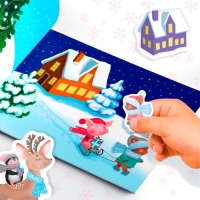 Альбом 100 наклеек &laquo;Новогоднее волшебство&raquo;, 12 стр.