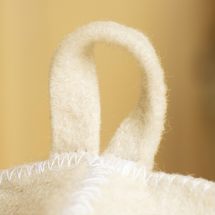 Шапка для бани Шапка для бани "Так выглядит лучшая Мама" с принтом, белая