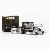 Набор посуды для пикника &laquo;Полевая кухня&raquo;, 4 предмета