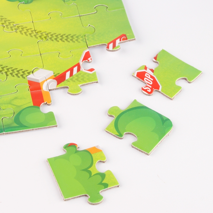 Деревянный 3д конструктор &laquo;Машина под раскраску&raquo;, пазл