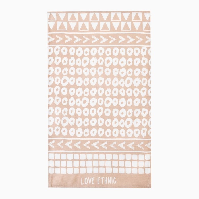 Набор кухонных полотенец Доляна LOVE ETHNIC 35х60см-2шт, 100% хлопок