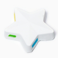 Бомбочка для ванны "Звезда" , белая, радужная, 150 г Бомбочка для ванны "Звезда" , белая, радужная, 150 г