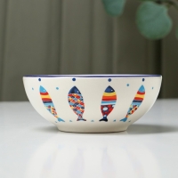 Миска Доляна «Емеля», 250 мл, d=11 см, цвет белый Миска Доляна «Емеля», 250 мл, d=11 см, цвет белый