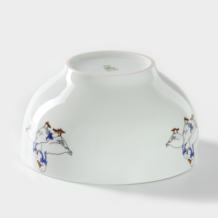 Набор фарфоровый для завтрака &laquo;Гуси&raquo;, 3 предмета