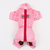 Комбинезон для собак "Горошек", размер 18 (ДС 31, ОГ 46, ОШ 38 см), розовый Комбинезон для собак "Горошек", размер 18 (ДС 31, ОГ 46, ОШ 38 см), розовый