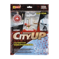 Салфетка микрофибра CityUP, СА-106, 35 х 40 см Салфетка микрофибра CityUP, СА-106, 35 х 40 см