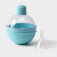 Форма для льда &laquo;Шар&raquo;, d=7 см, цвет бирюзовый