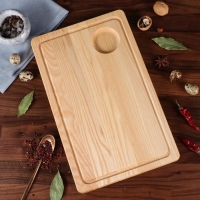 Доска разделочная "Прямоугольная", для сервировки и подачи, 40х25 см, массив ясеня
