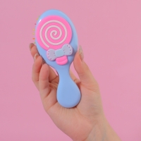 Расчёска - мини массажная, 14 &times; 6 см, рисунок МИКС