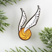 Значок в коробочке новогодний «Magic winter» на Новый год на Новый год, 4,2 х 2,5 см Значок в коробочке новогодний «Magic winter» на Новый год на Новый год, 4,2 х 2,5 см