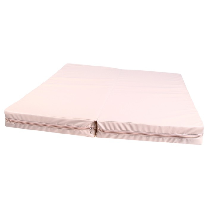 Мат, 100х100х10 см, 1 сложение, цвет бежевый Мат, 100х100х10 см, 1 сложение, цвет бежевый