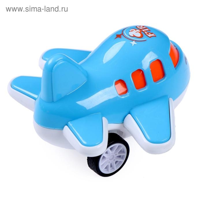 Самолет инерционный &laquo;Лайнер с глазками&raquo;, МИКС