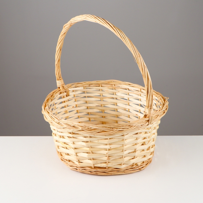 Набор корзин, 3 шт, 33&times;15&times;35 см, 28&times;13&times;27 см, 24&times;12&times;22 см, ива