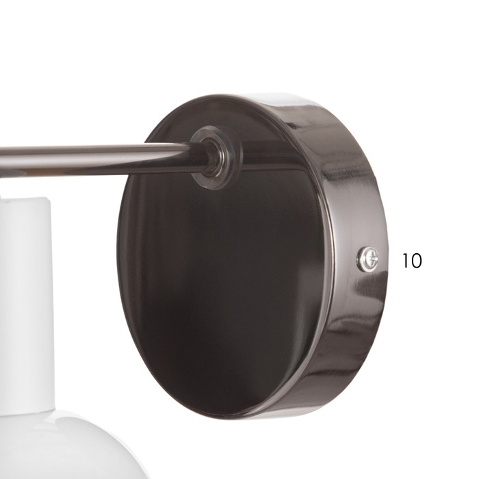 Бра Бра "Джой" 1х40Вт Е14 Черный, белый 16х11х19см