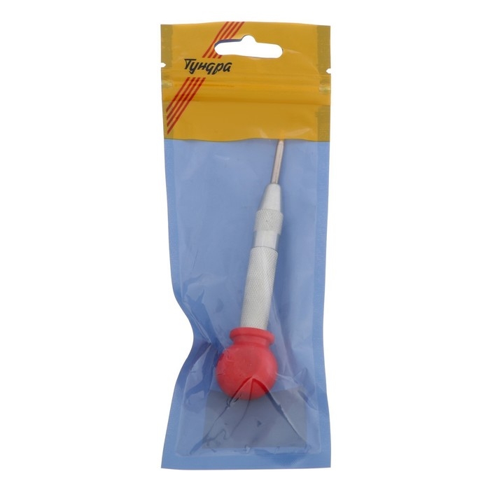 Кернер автоматический ТУНДРА, виброгасящий наконечник, 2 х 130 мм