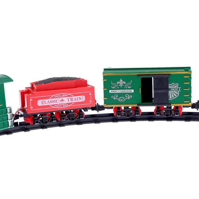 Железная дорога &laquo;Классик&raquo;, со световыми, звуковыми и дымовыми эффектами, протяжённость пути 2,88 м