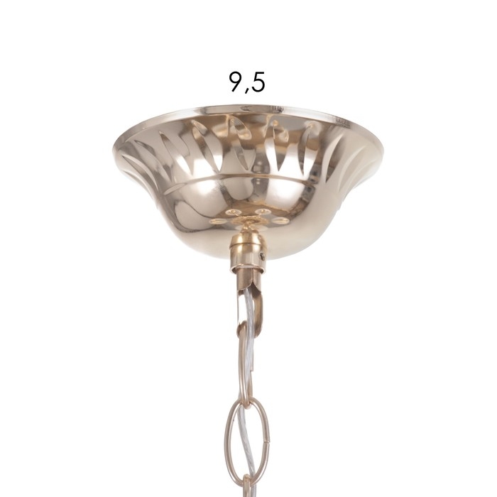 Люстра Люстра "Эбби" 5х60Вт Е27 Золото 46х46х88(48)см