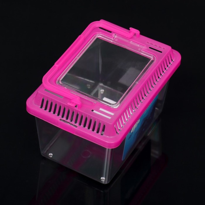 Переноска прямоугольная, 13,5 х 9,3 х 10 см, розовый Переноска прямоугольная, 13,5 х 9,3 х 10 см, розовый