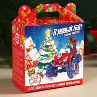 Сладкий подарок &laquo;Машинки&raquo;, шоколадные конфеты и раскраска, 500 г.