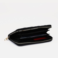 Кошелёк на молнии, цвет чёрный Кошелёк на молнии, цвет чёрный