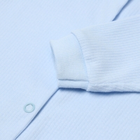 Комбинезон детский с закрытыми ножками, цвет голубой, рост 62